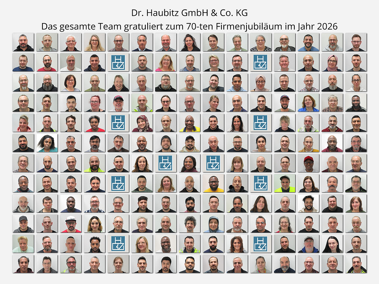 Haubitz-Team gratuliert zum 70ten Jubiläum